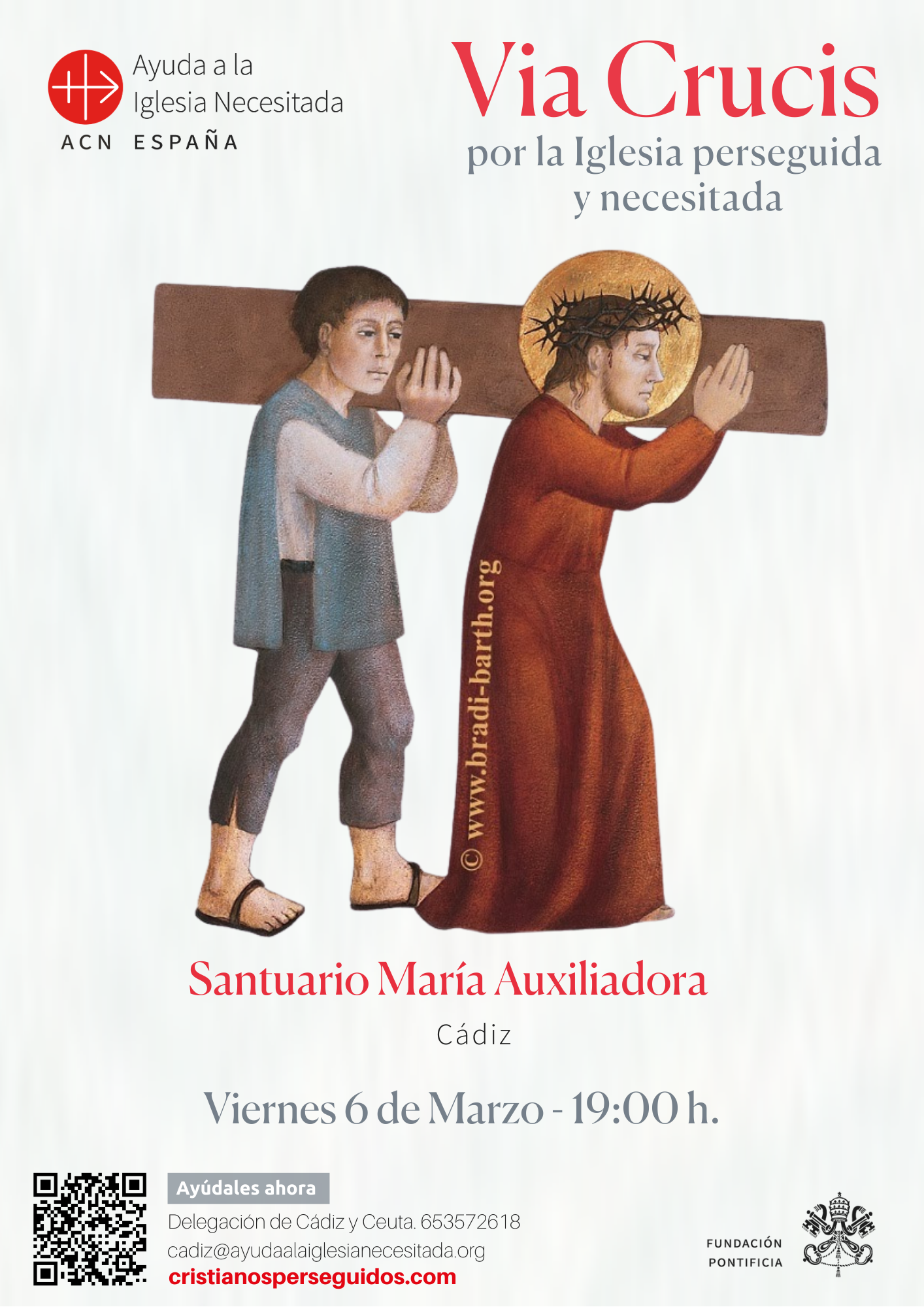 Via crucis por los cristianos perseguidos en Cádiz 