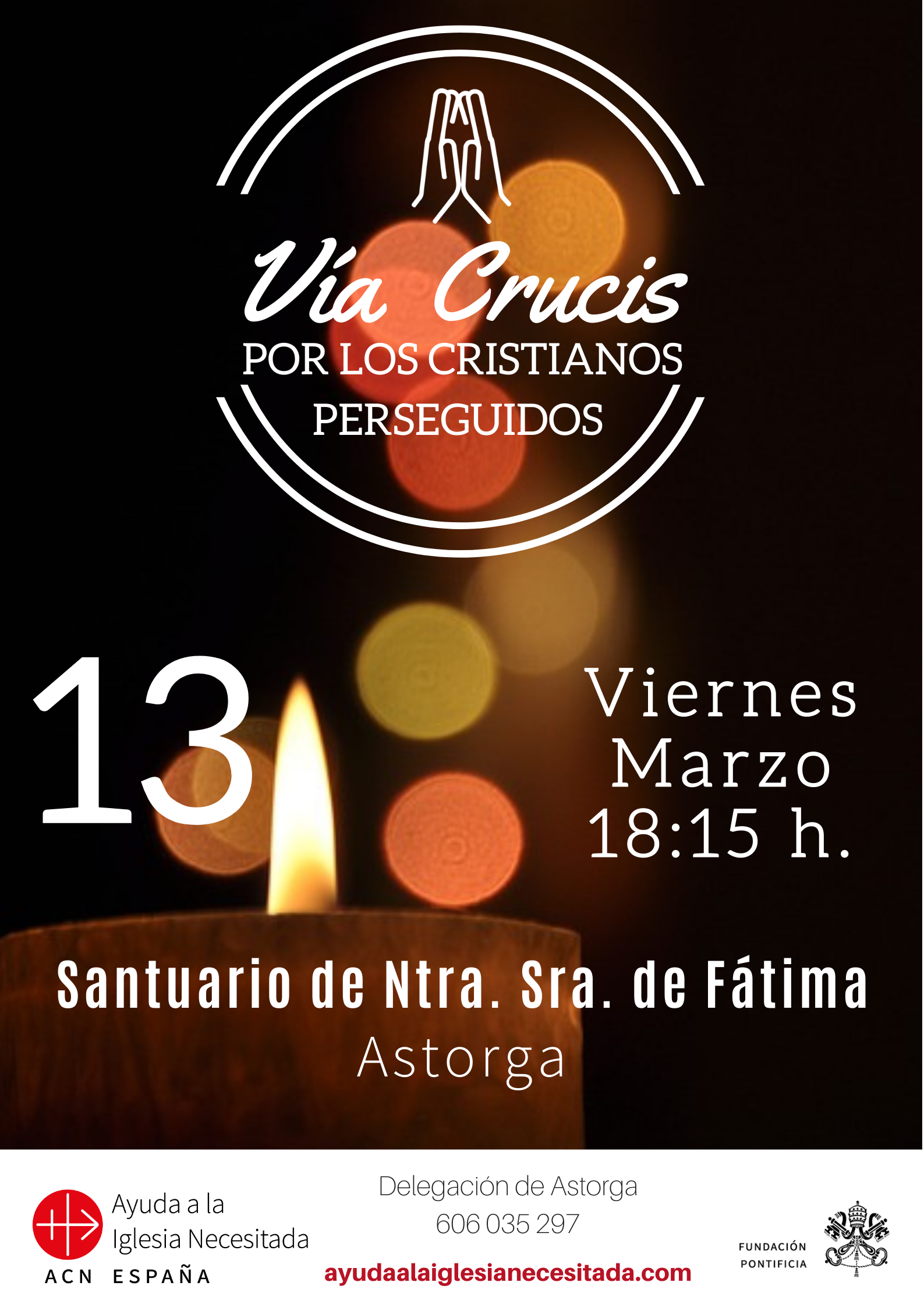 Vía crucis por los cristianos perseguidos en Astorga