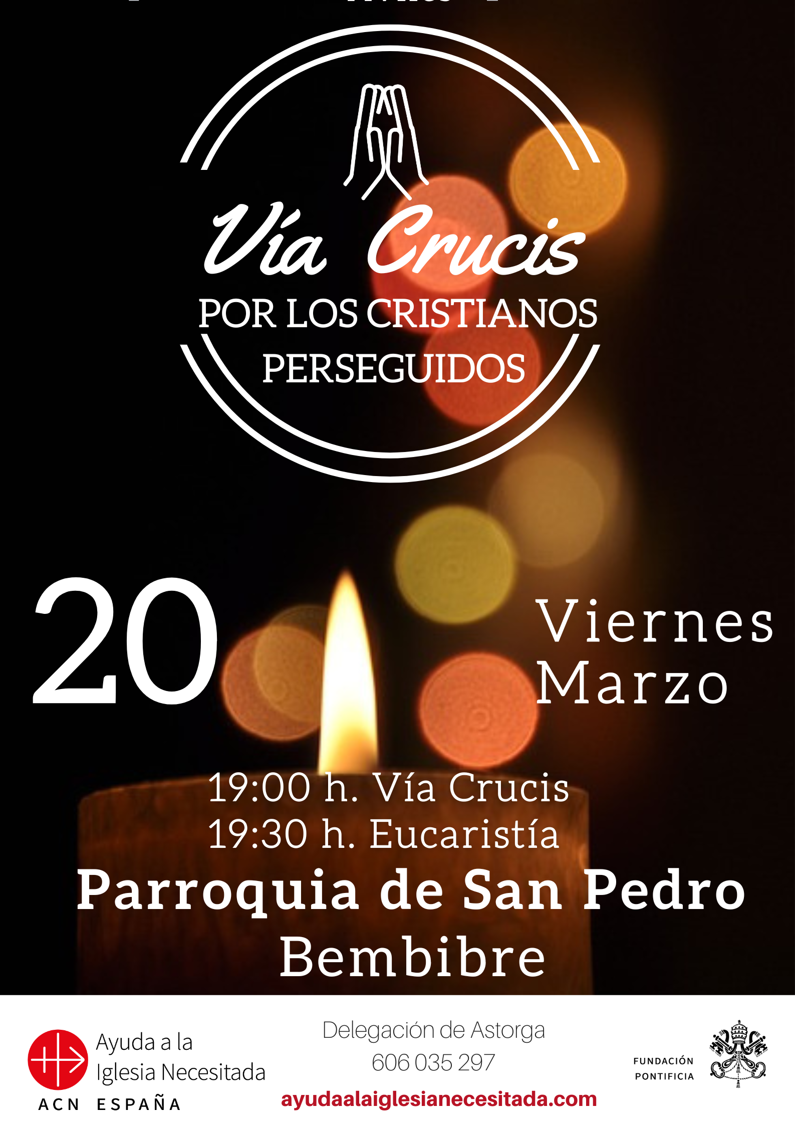 Vía crucis por los cristiano persguidos en Bembibre