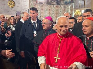 El Papa León XIV durante su viaje apostólico por África