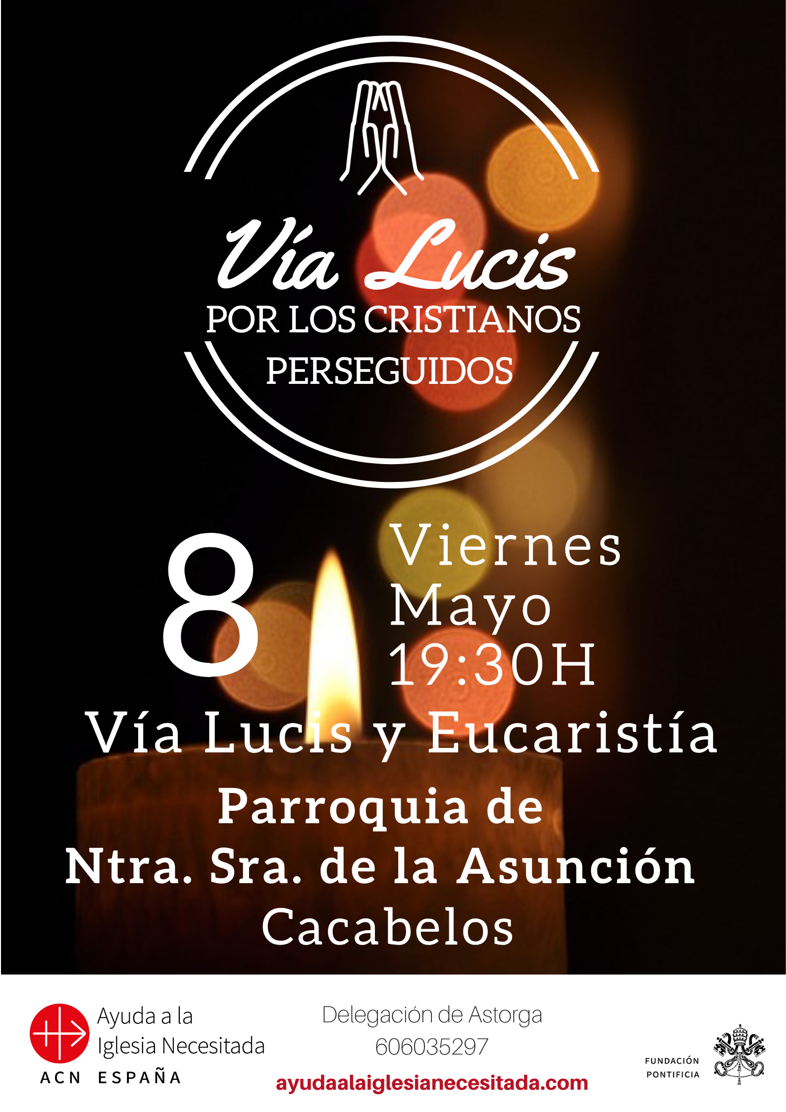 Vía Lucis y Eucaristía por cristianos perseguidos en Cacabelos