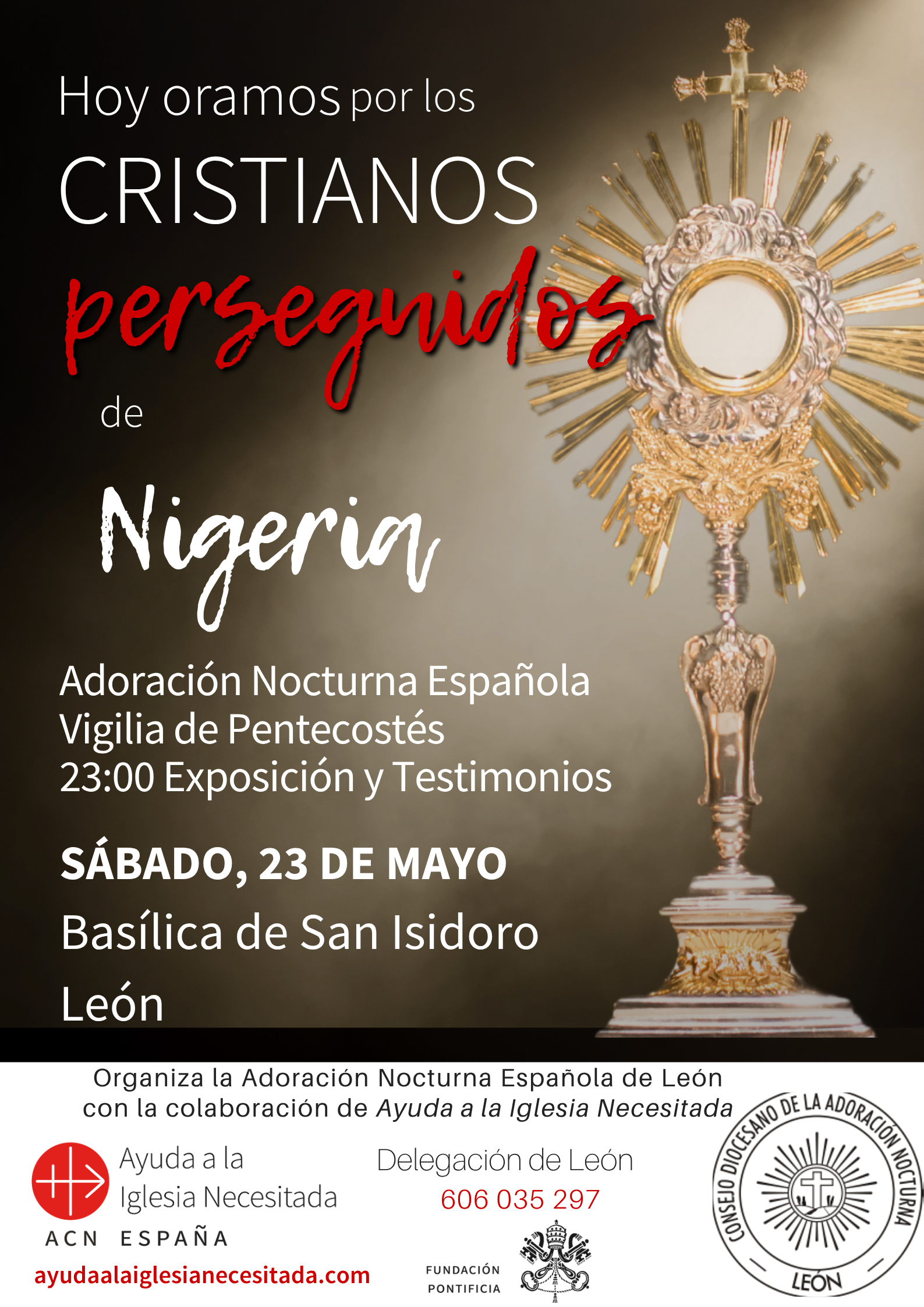 Vigilia de Oración con el Santísimo en León