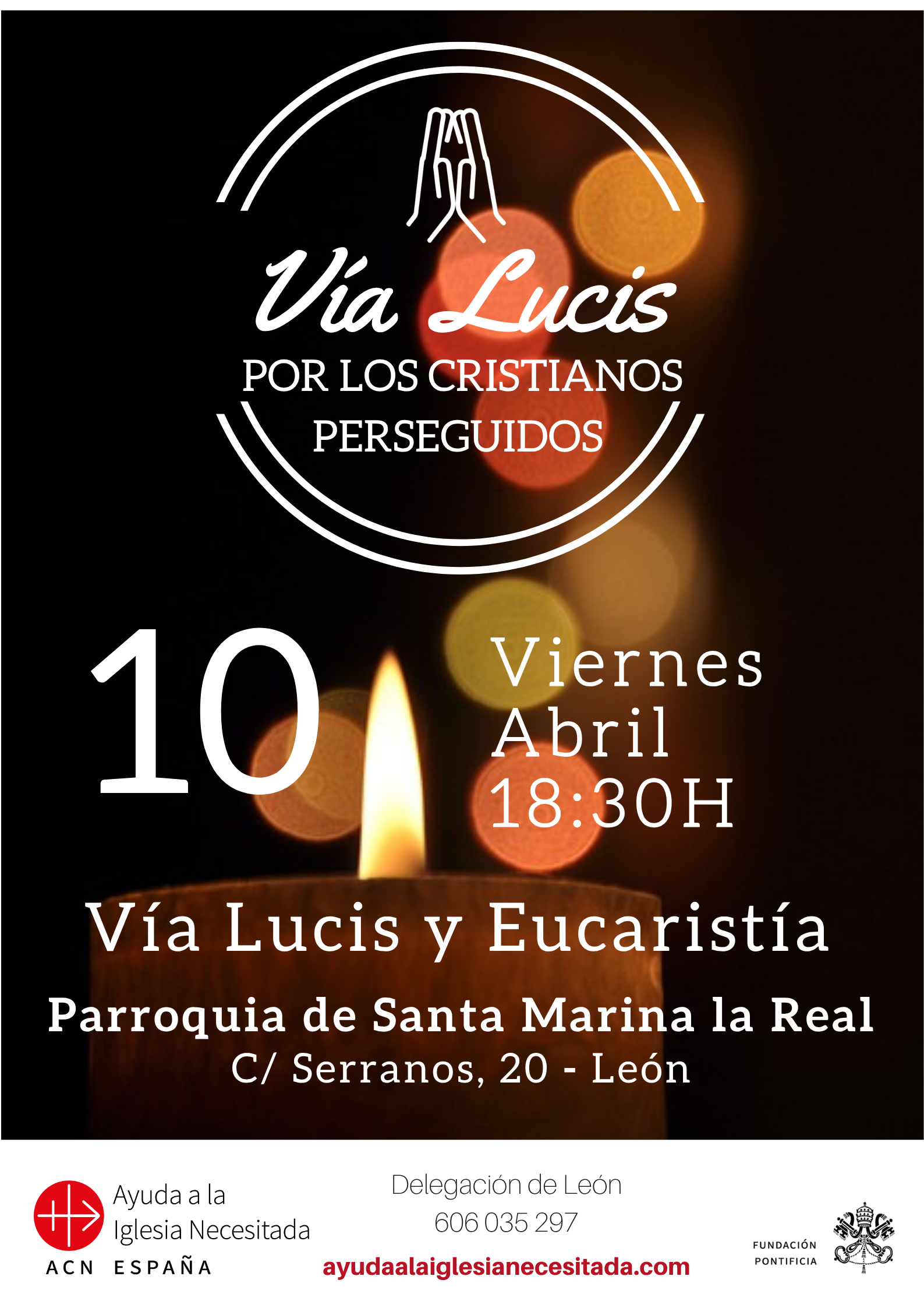 Vía Lucis y eucaristía por cristianos perseguidos en León