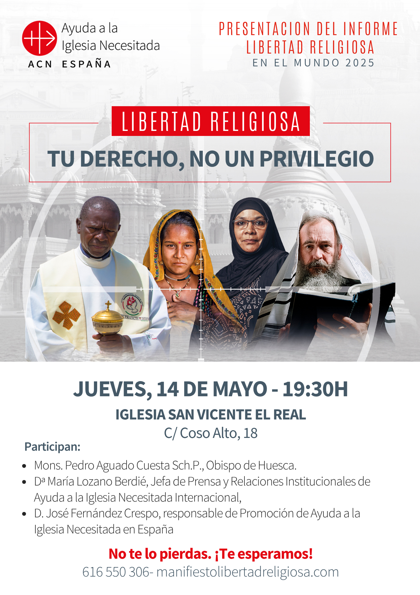 Presentación del Informe sobre Libertad Religiosa en Huesca 