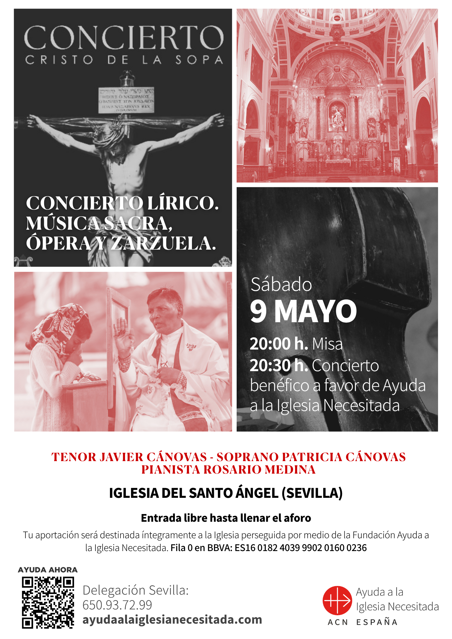 Misa y concierto por los cristianos perseguidos en Sevilla 