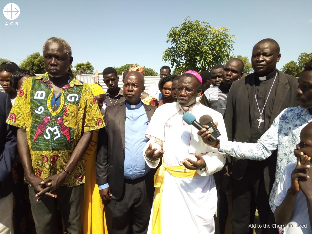 Mons. Stephen Nyodho, obispo de la diócesis de Malakal (Sudán del Sur) Mons. Stephen Nyodho, obispo de la diócesis de Malakal (Sudán del Sur)