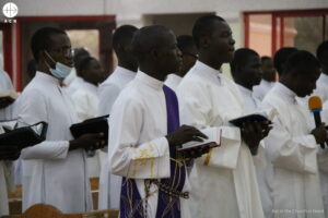 Seminaristas de Kaduna durante una celebración litúrgica