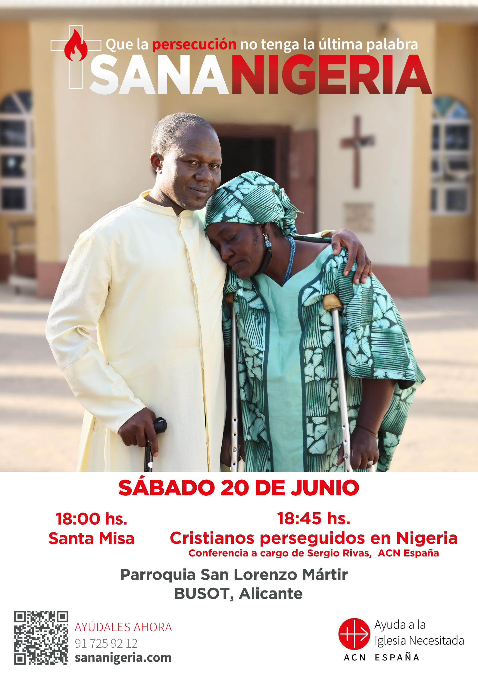 Santa Misa Y Conferencia Cristianos perseguidos en Nigeria en Alicante