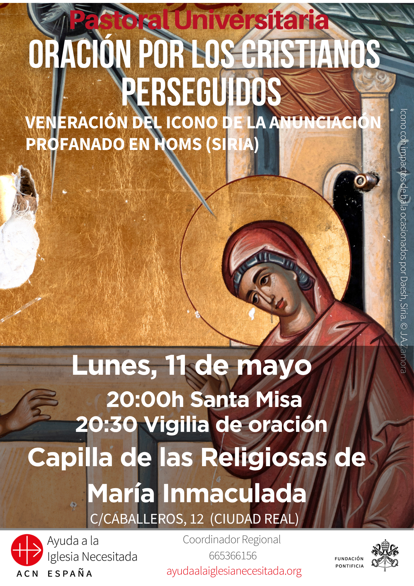 Santa Misa y Vigilia de Oración por los Cristianos Perseguidos en Ciudad Real