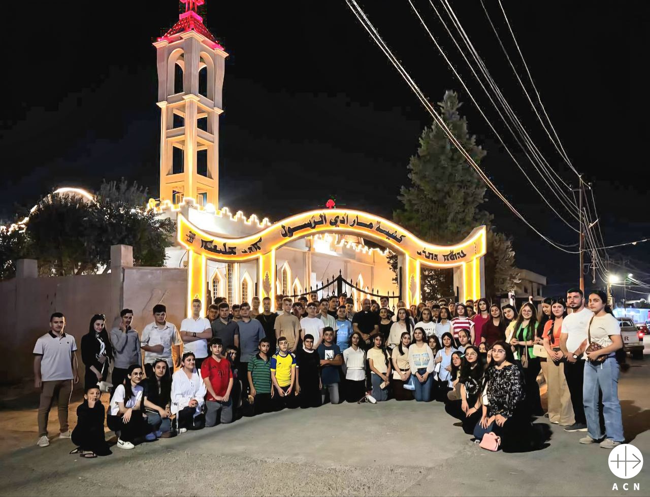 Encuentro juvenil en la parroquia de San Adday de Karamlesh, norte de Irak. (ACN)