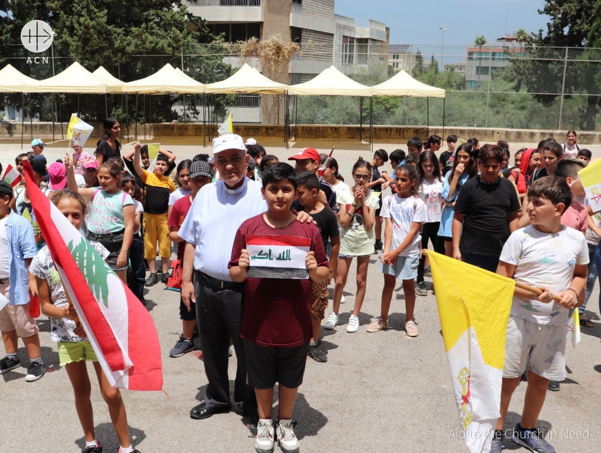 Campamento pastoral de verano en Líbano apoyado por ACN Campamento pastoral de verano en Líbano apoyado por ACN