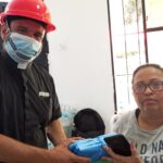 Los seminaristas venezolanos, junto a los damnificados por el terremoto