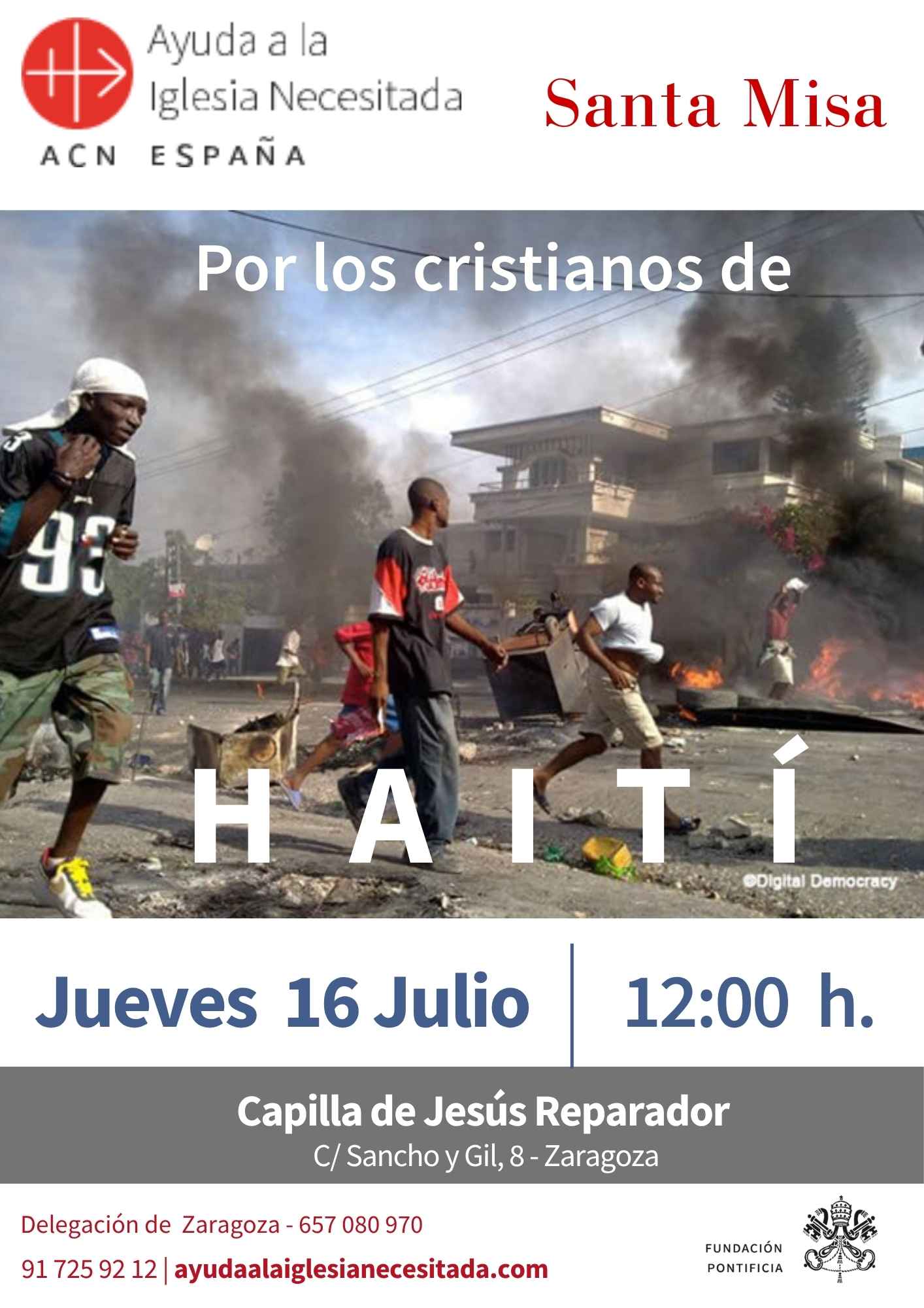 Misa por los cristianos perseguidos de Haití