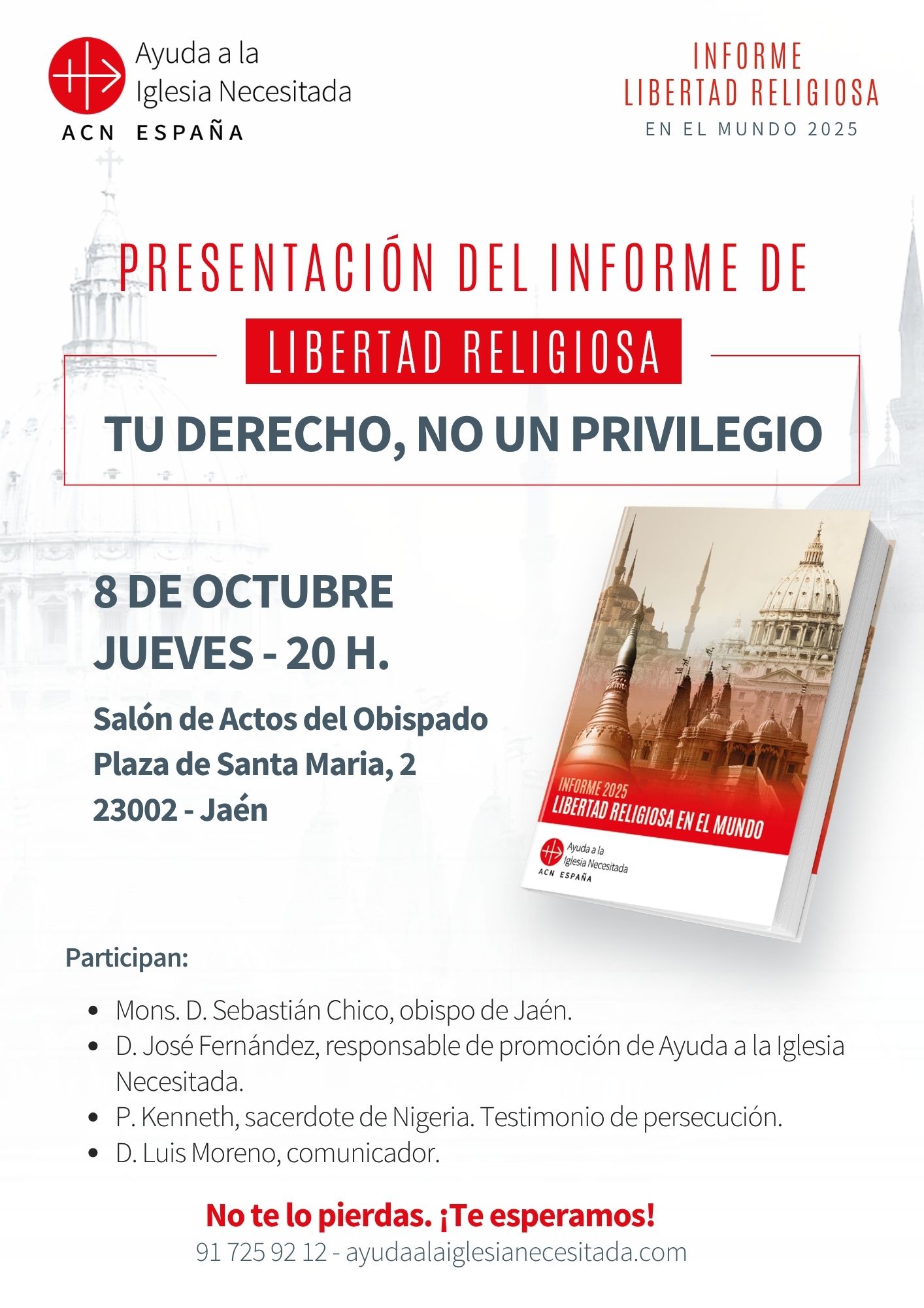 Presentación del Informe de Libertad Religiosa