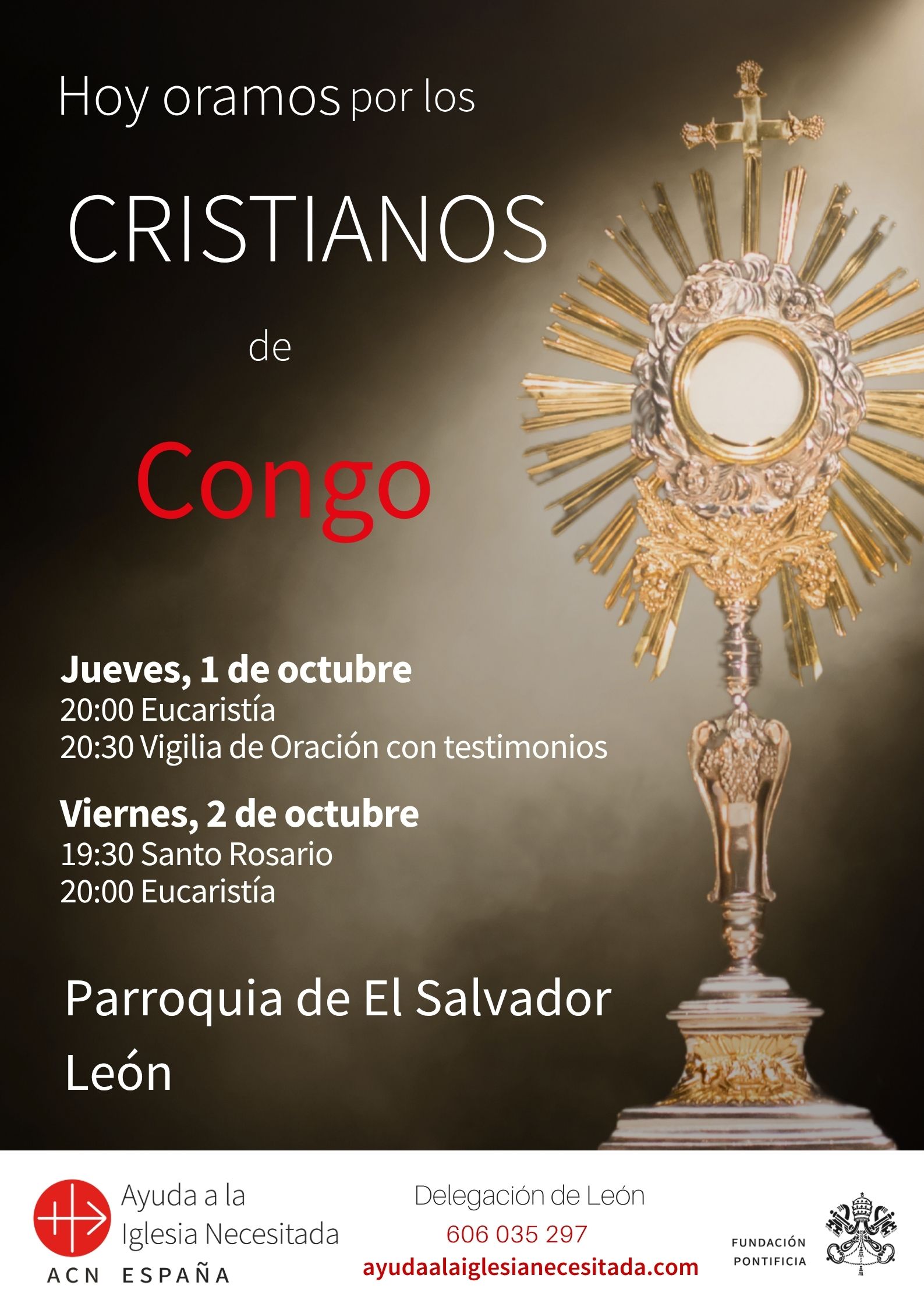 Eucaristía y Vigilia de Oración por los cristianos perseguidos