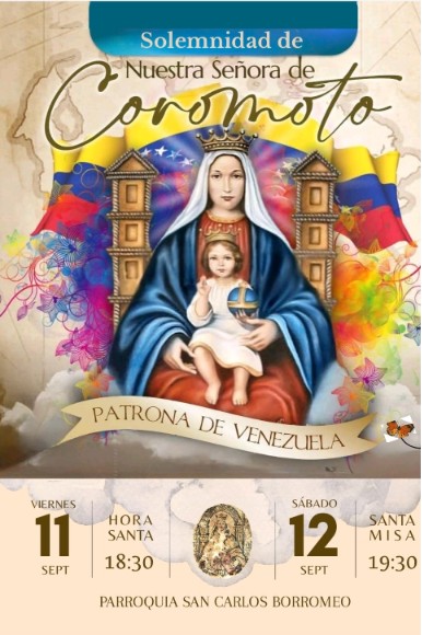 Eucaristía por Venezuela en la Solemnidad de Ntra Sra de Coromoto