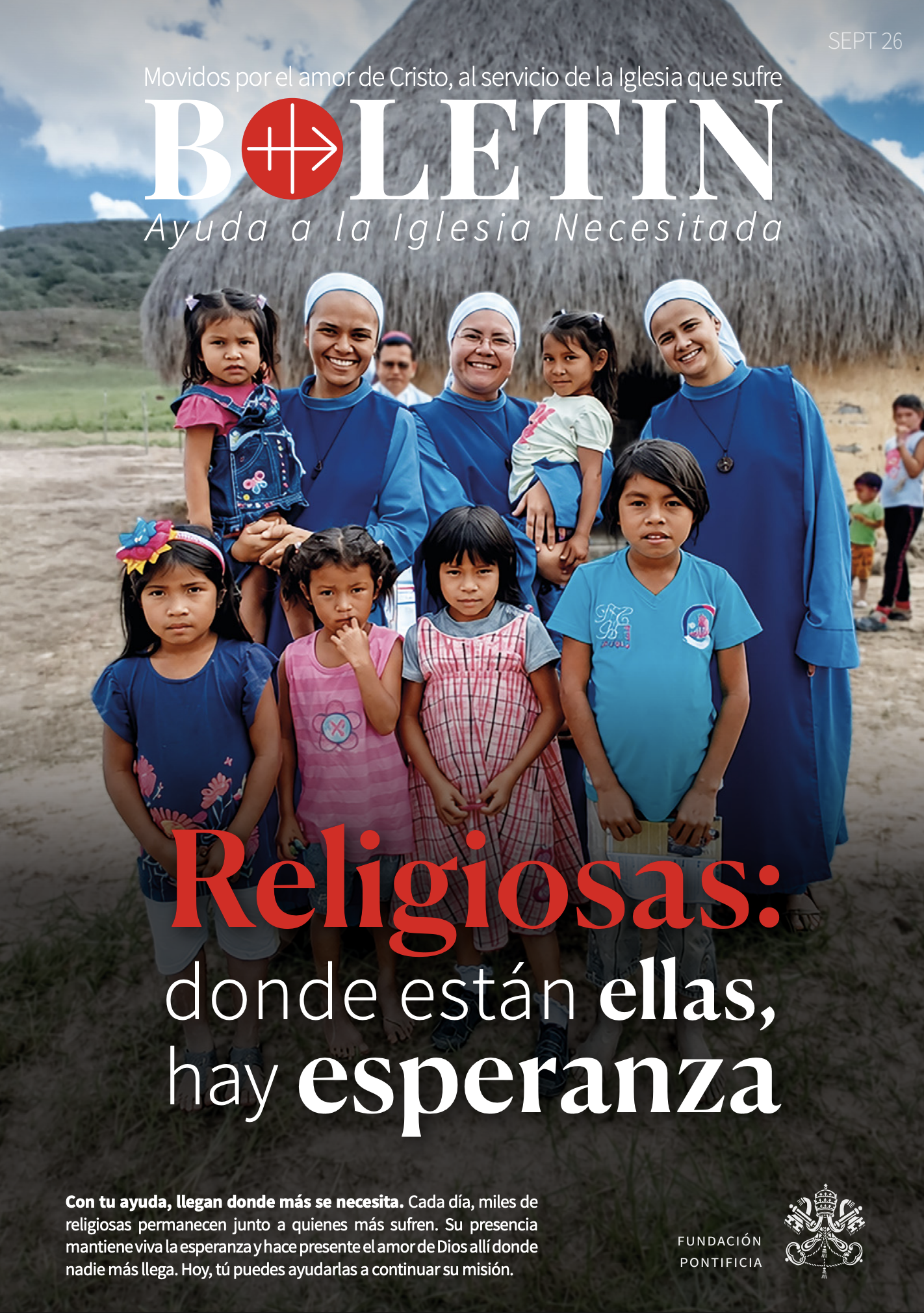 Portada del boletín digital de la campaña Religiosas 2026