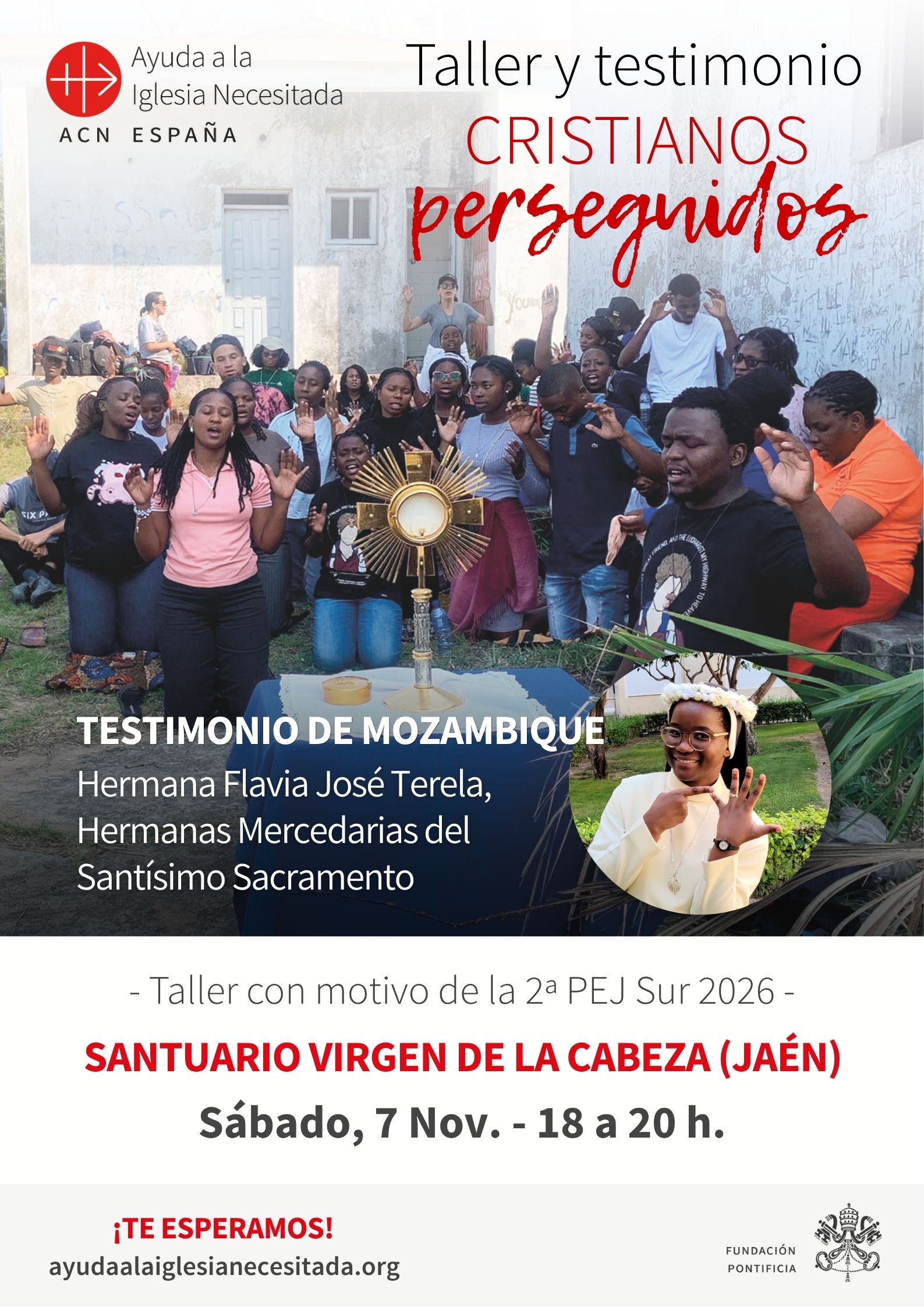 Taller y testimonio Hermana Flavia de Mozambique - Cristianos perseguidos