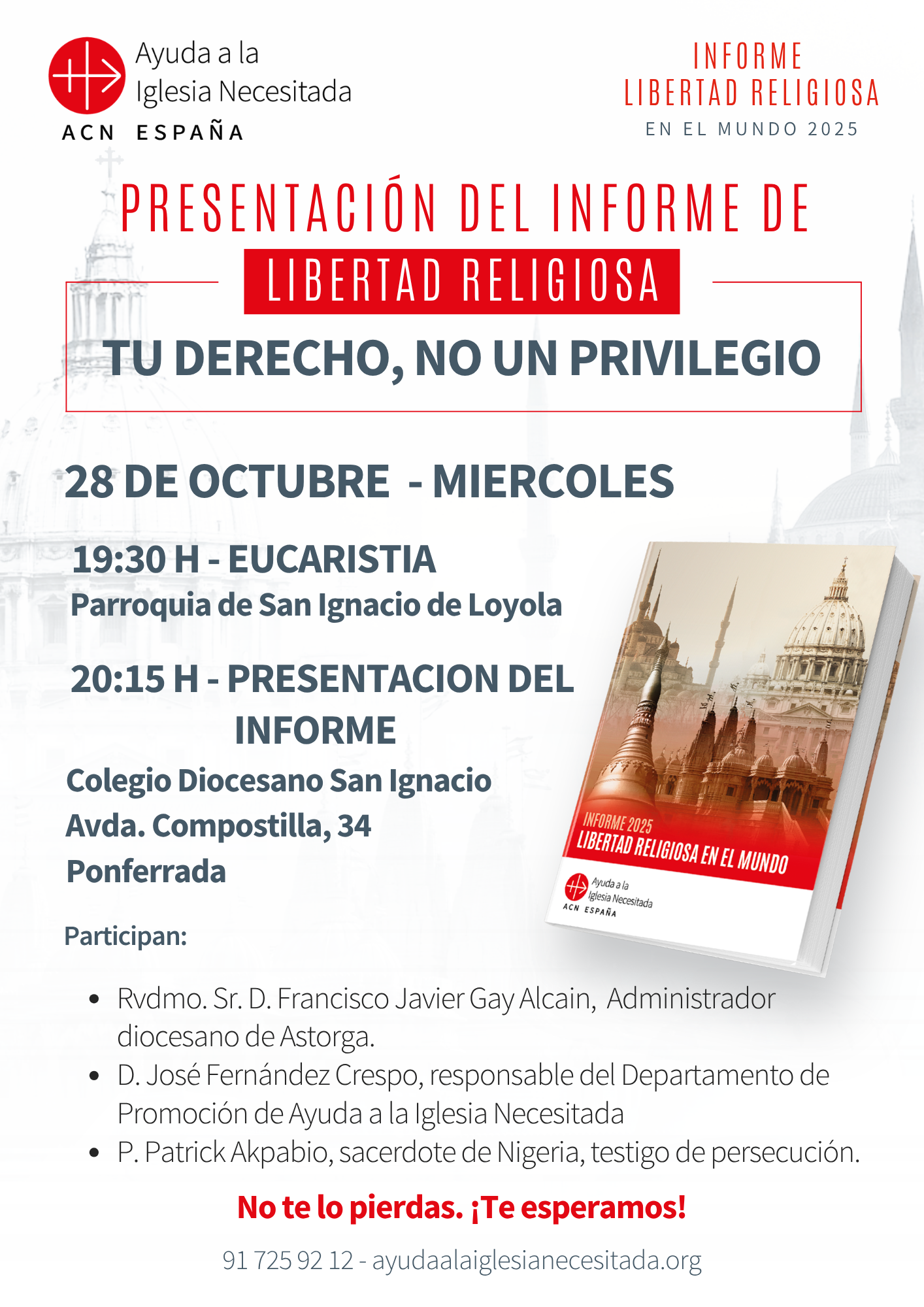 Presentación del Informe de Libertad Religiosa.