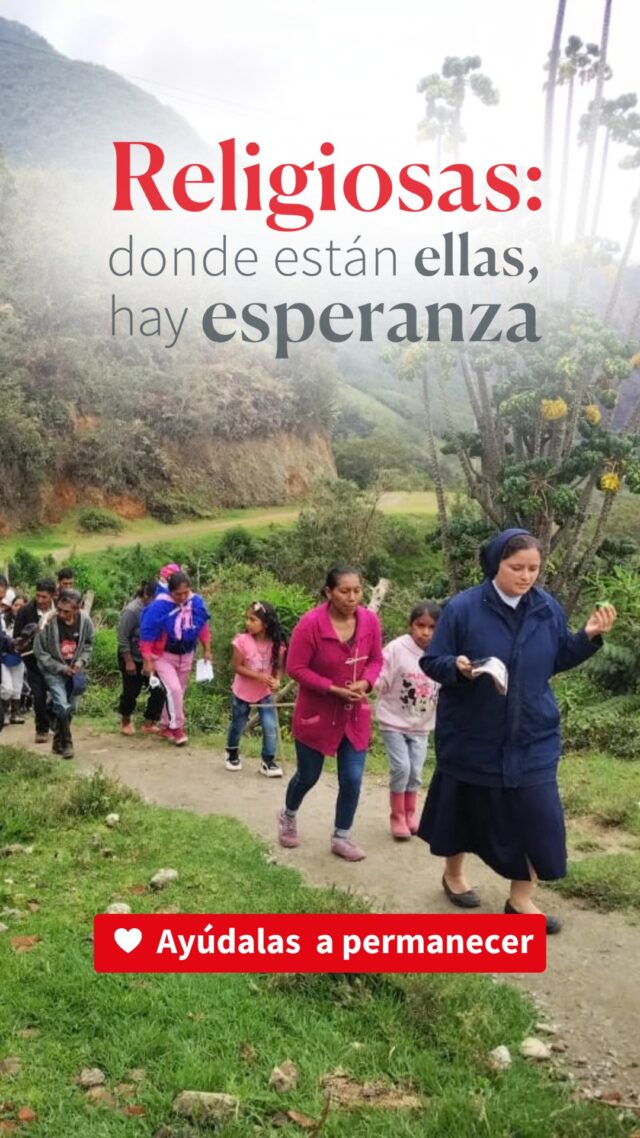 En Colombia, las Hijas de la Caridad llevan la presencia de la Iglesia hasta las comunidades más alejadas. 🙏❤️En el Vicariato Apostólico de Tierradentro, acompañan a las familias, visitan a los enfermos y permanecen cerca de quienes viven en lugares donde las distancias y las dificultades del terreno hacen difícil llegar.Para continuar con su misión necesitan sustituir el vehículo con el que recorren estos caminos. ✝️Ellas han decidido permanecer. Contigo, podrán llegar más lejos.👉 Comenta «Religiosa» y te mandaremos por mensaje privado el enlace para ayudarlas.