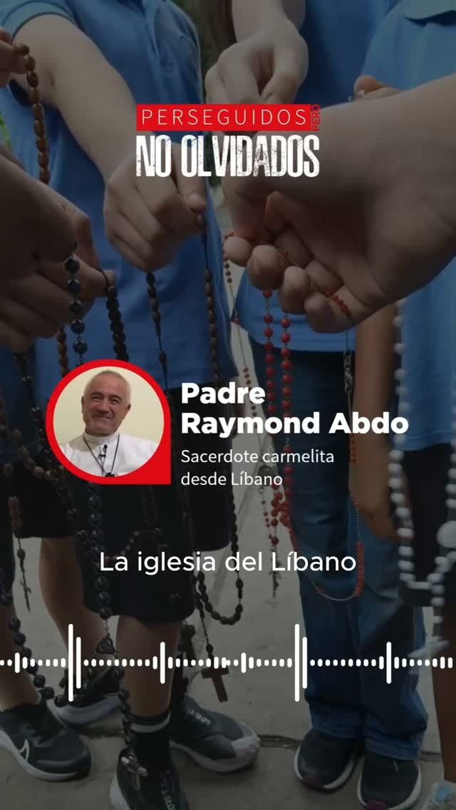 ▶️🗣️p. Raymond Abdo, sacerdote carmelita desde Líbano: "La oración del rosario por la paz de parte de miles de niños desde aquí y desde cualquier parte del mundo hace mucho más por el bien de mundo que los poderosos y los que pueden poner fin a las guerras".🎙️Escúchalo en Perseguidos Pero No Olvidados, cada jueves a las 11h en @radiomariaspain